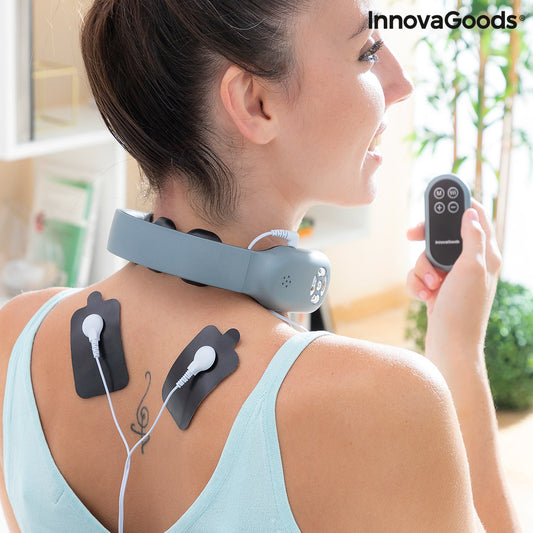 Rechargeable Neck Massager with Remote Control Nekival InnovaGoods