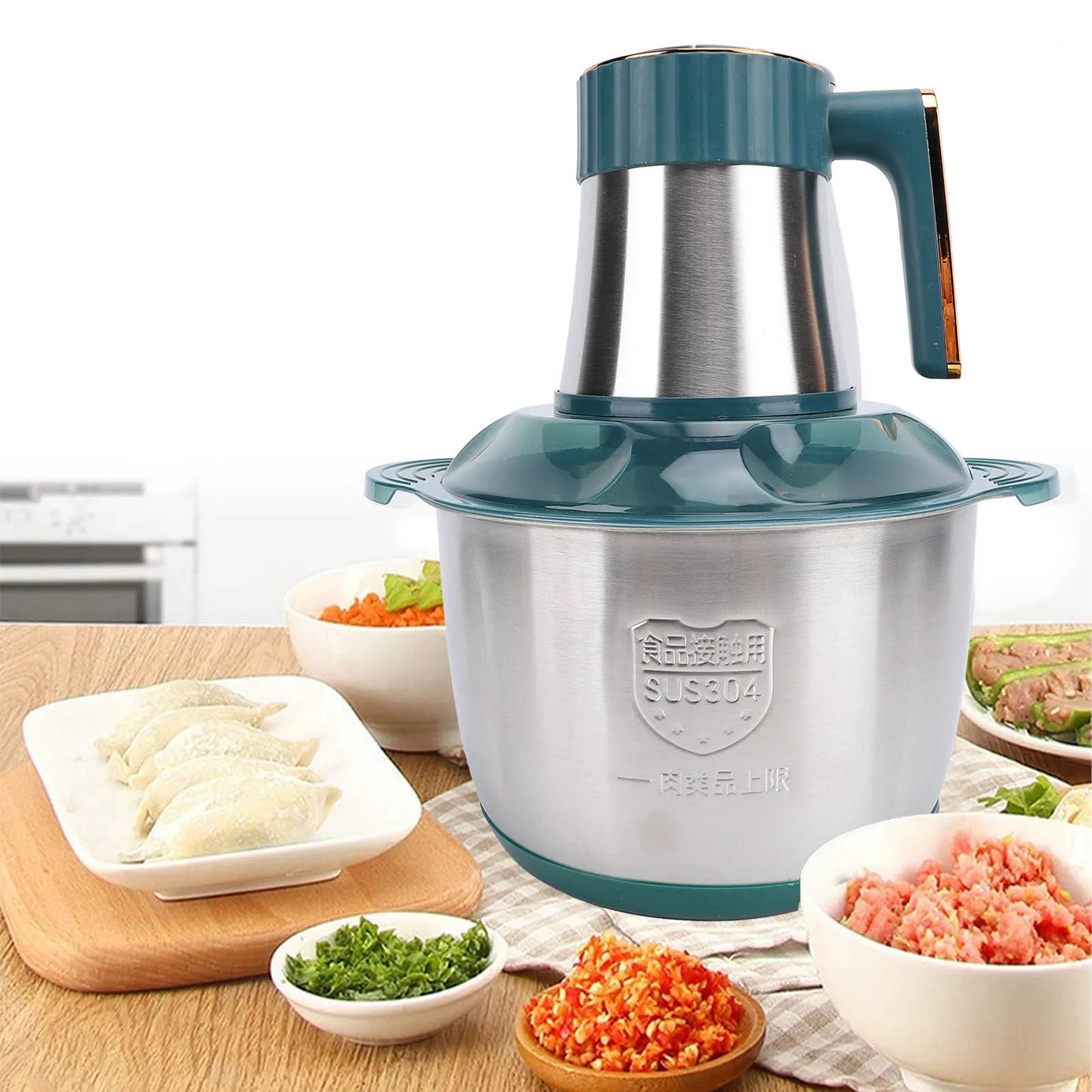 Electric Meat Grinder 500W 5L Stainless Steel Multifunctional Food