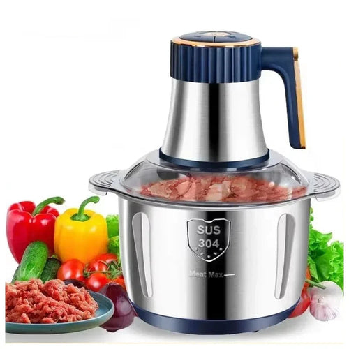 Electric Meat Grinders 5L Food Crusher Stainless Steel Multifunctional