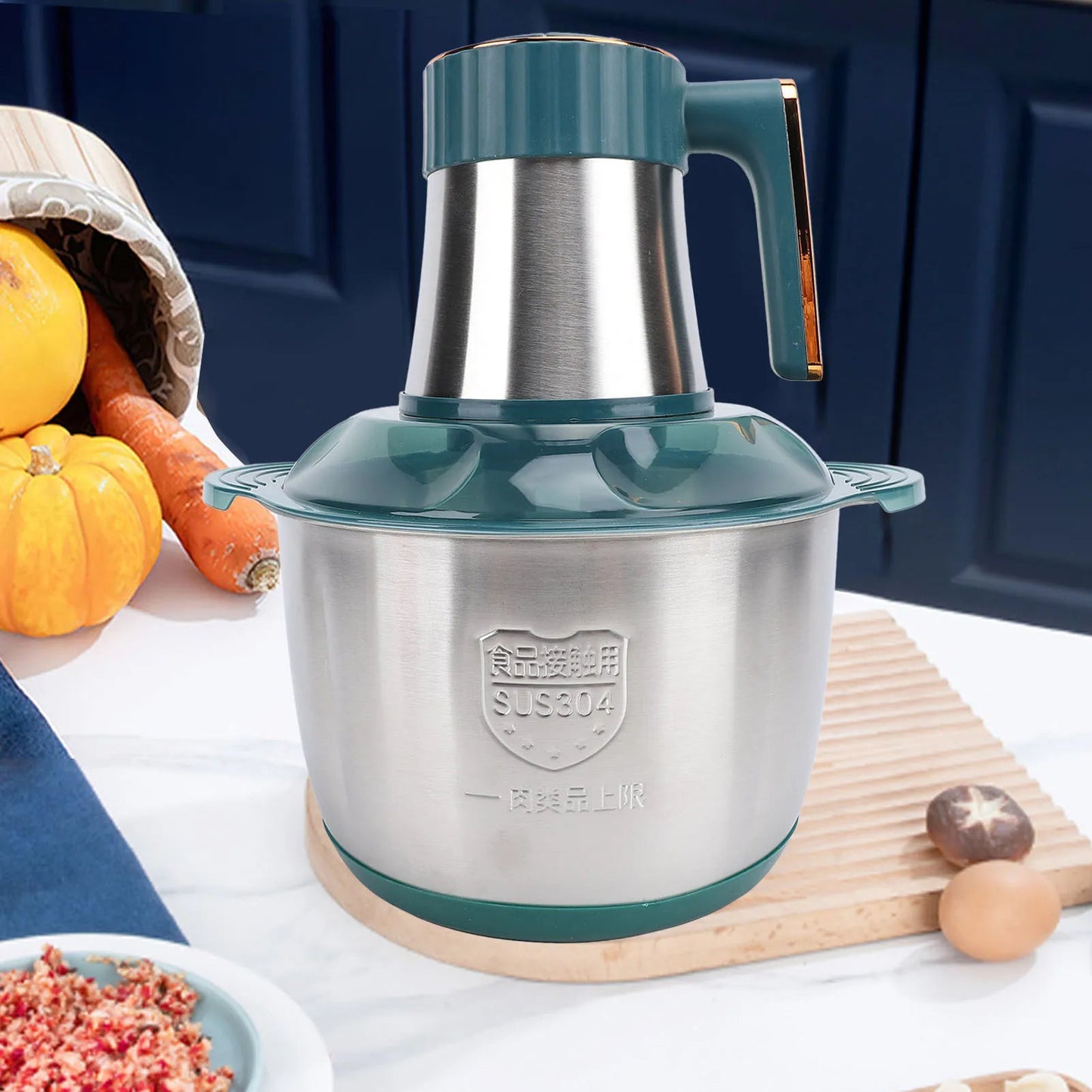 Electric Meat Grinder 500W 5L Stainless Steel Multifunctional Food