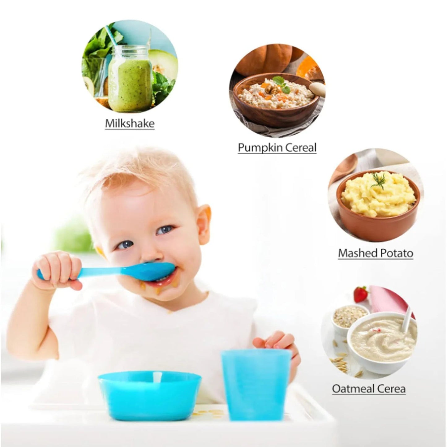 Electric Meat Grinder 500W 5L Stainless Steel Multifunctional Food