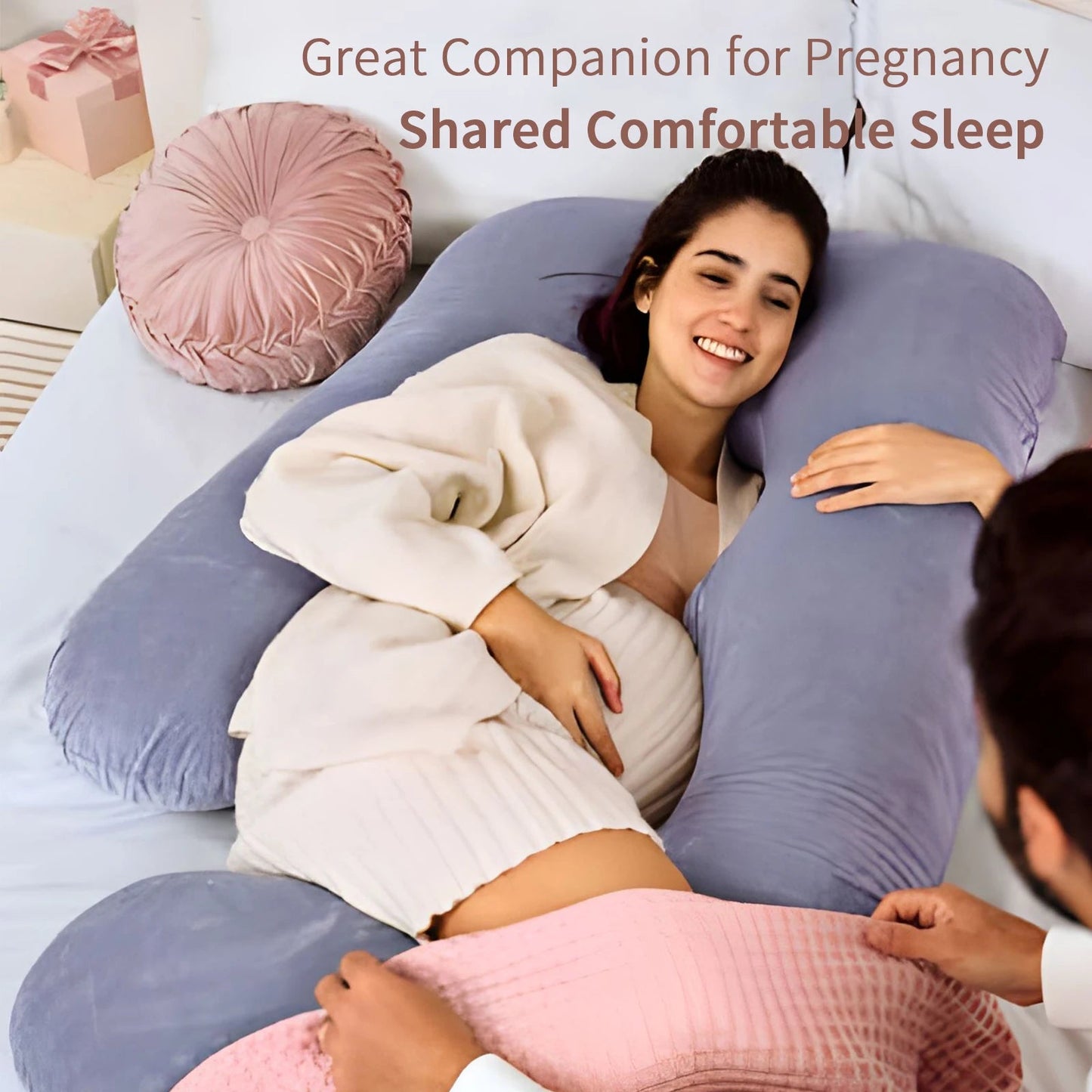 Pregnancy Pillows for Sleeping, G Shaped Full Body Maternity Pillow